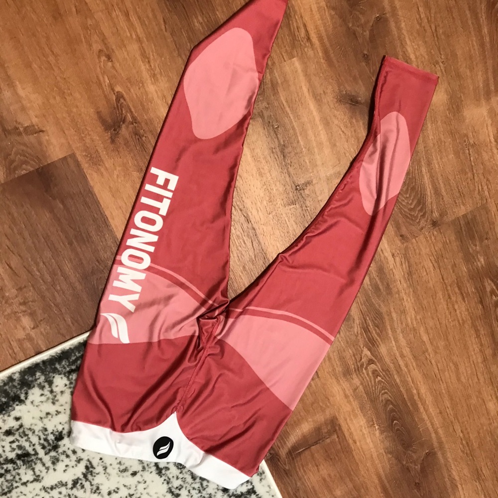 Fabletics Pink Workout Fitness Leggings M